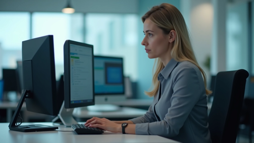 Multiple communication channels displayed including email, chat, and video meeting interface